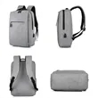 Men's Business Travel Backpack Waterproof with USB Charging | https://www.bestnamebadges.com