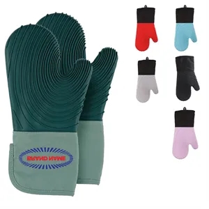 Thickened High Temperature Resistant Silicone Oven Gloves