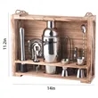 Bar Storage Rack Cocktail Shaker Combination Set | https://www.bestnamebadges.com