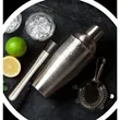 Bar Storage Rack Cocktail Shaker Combination Set | https://www.bestnamebadges.com