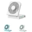 Foldable High Speed Rechargeable Mini Personal Fan | https://www.bestnamebadges.com