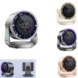 Digital Display Rechargeable Table Fan | https://www.bestnamebadges.com