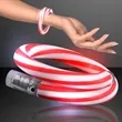 Flashing Christmas Candy Cane Bracelets | https://www.bestnamebadges.com