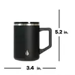 Elemental 16 oz Summit Mug | https://www.bestnamebadges.com