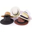 Foldable Straw Beach UV Protection Fishing Sun Hat | https://www.bestnamebadges.com