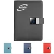 Password & Fingerprint Lock Notebook with Power Bank | https://www.bestnamebadges.com