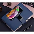 Password & Fingerprint Lock Notebook with Power Bank | https://www.bestnamebadges.com