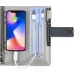 Password & Fingerprint Lock Notebook with Power Bank | https://www.bestnamebadges.com