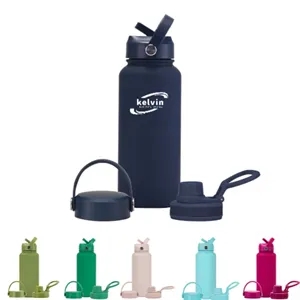 33 oz Stainless Steel Double Wall Vacuum Insulated Bottle | https://www.bestnamebadges.com