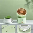 Mini Hanging Neck Fan with USB | https://www.bestnamebadges.com