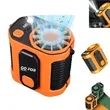 Wearable Clip On Waist Fan with LED Light | https://www.bestnamebadges.com