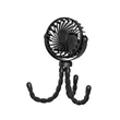 Flexible Tripod Rechargeable Clip Fan | https://www.bestnamebadges.com