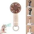 Mini Rechargeable Fan with Buckle | https://www.bestnamebadges.com