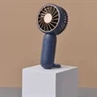 Mini Rechargeable Fan with Buckle | https://www.bestnamebadges.com