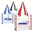 Stadium Approved Clear PVC Tote Bag Large Capacity Durable | https://www.bestnamebadges.com