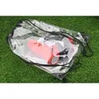 Clear PVC Drawstring Backpack Stadium Approved Sports Bag | https://www.bestnamebadges.com