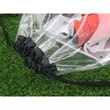 Clear PVC Drawstring Backpack Stadium Approved Sports Bag | https://www.bestnamebadges.com
