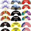 Full Customizable Folding Handheld Fan Events Giveaways | https://www.bestnamebadges.com