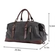 Duffle Bag for Travel Canvas Weekender Men | https://www.bestnamebadges.com