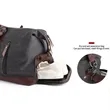 Duffle Bag for Travel Canvas Weekender Men | https://www.bestnamebadges.com