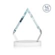 Apex Award on Alberton Base - White | https://www.bestnamebadges.com