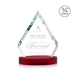 Apex Award on Alberton Base - Red | https://www.bestnamebadges.com