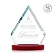Apex Award on Alberton Base - Red | https://www.bestnamebadges.com
