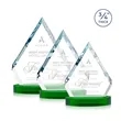 Apex Award on Alberton Base - Green | https://www.bestnamebadges.com