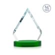 Apex Award on Alberton Base - Green | https://www.bestnamebadges.com