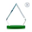 Apex Award on Alberton Base - Green | https://www.bestnamebadges.com