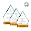 Apex Award on Alberton Base - Amber | https://www.bestnamebadges.com