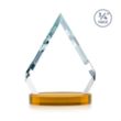 Apex Award on Alberton Base - Amber | https://www.bestnamebadges.com