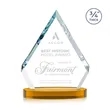 Apex Award on Alberton Base - Amber | https://www.bestnamebadges.com