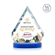 Apex VividPrint™ Award on Alberton Base - Blue | https://www.bestnamebadges.com