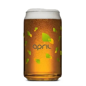 Beer Can Beer Glass - VividPrint™ | https://www.bestnamebadges.com