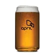 Beer Can Beer Glass - Imprinted | https://www.bestnamebadges.com