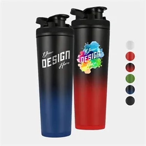32 oz Ice Shaker® Stainless Insulated Protein Shaker Bottle | https://www.bestnamebadges.com