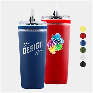 26 oz IceShaker® Stainless Insulated Flex Straw Water Bottle | https://www.bestnamebadges.com