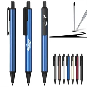 Custom Push Metal Ballpoint Pen Business Promotion Gift