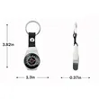 Mini Durable Compass Key Chain Outdoor Camping Survival Tool | https://www.bestnamebadges.com