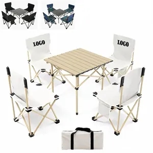 Outdoor Folding Table and Chair Set