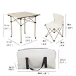 Outdoor Folding Table and Chair Set | https://www.bestnamebadges.com