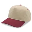 5 Panel Relaxed Golf Hat Dad Cap | https://www.bestnamebadges.com
