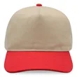 5 Panel Relaxed Golf Hat Dad Cap | https://www.bestnamebadges.com