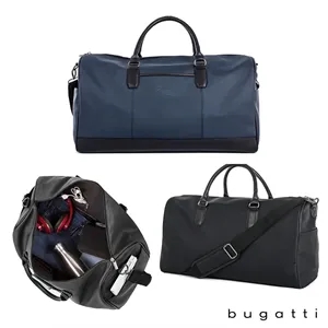 Bugatti Gin & Twill Duffel Bag | https://www.bestnamebadges.com