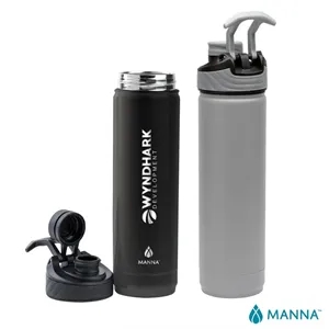 Manna™ 26 oz. Convoy Double Wall Steel Bottle | https://www.bestnamebadges.com