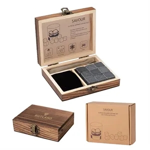 Savour 11-Piece Whiskey Stone Set | https://www.bestnamebadges.com