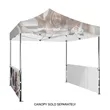 DisplaySplash 10' x 3' Single-Sided Tent Wall, 2pc Set | https://www.bestnamebadges.com