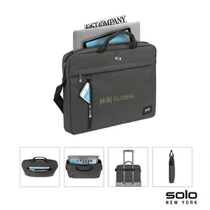 Solo New York Rivington Slim Brief | https://www.bestnamebadges.com