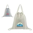 Renew II 9 oz. Recycled Cotton Drawstring Bag | https://www.bestnamebadges.com